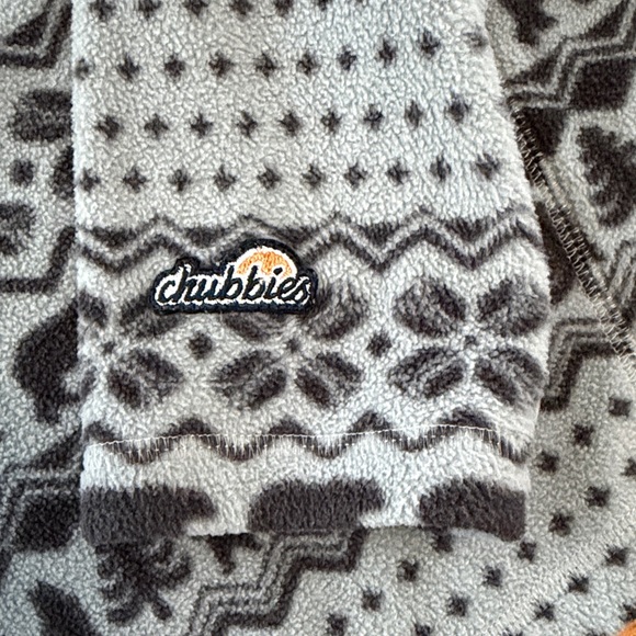 Chubbies The Bear Hug Gray Fleece Size XS - Picture 4 of 11